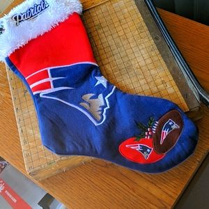 NWOT NE Patriots Christmas Stocking